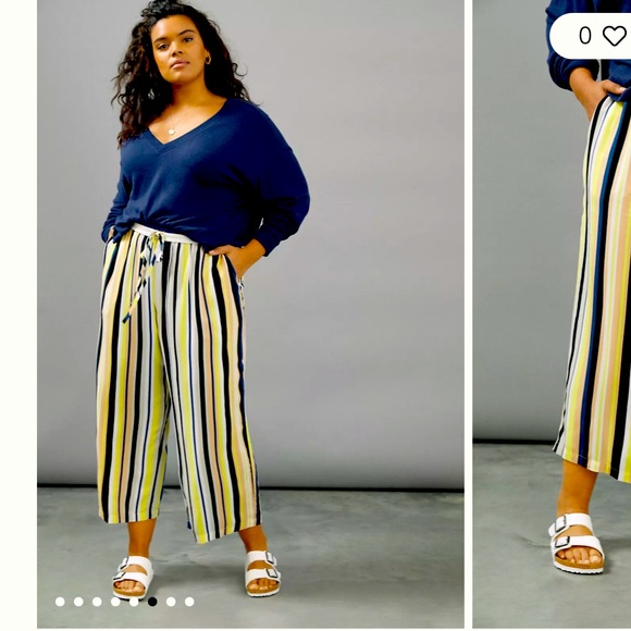 Anthropologie Peter Som Theodora Wide-Leg Pants size 1X. - Picture 2 of 8